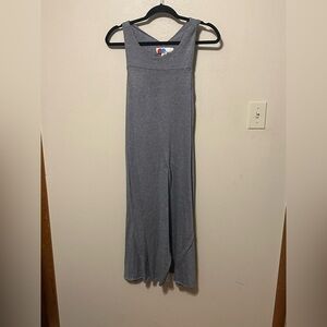 Free People Beach‎ Grey Midi Dress Size XS